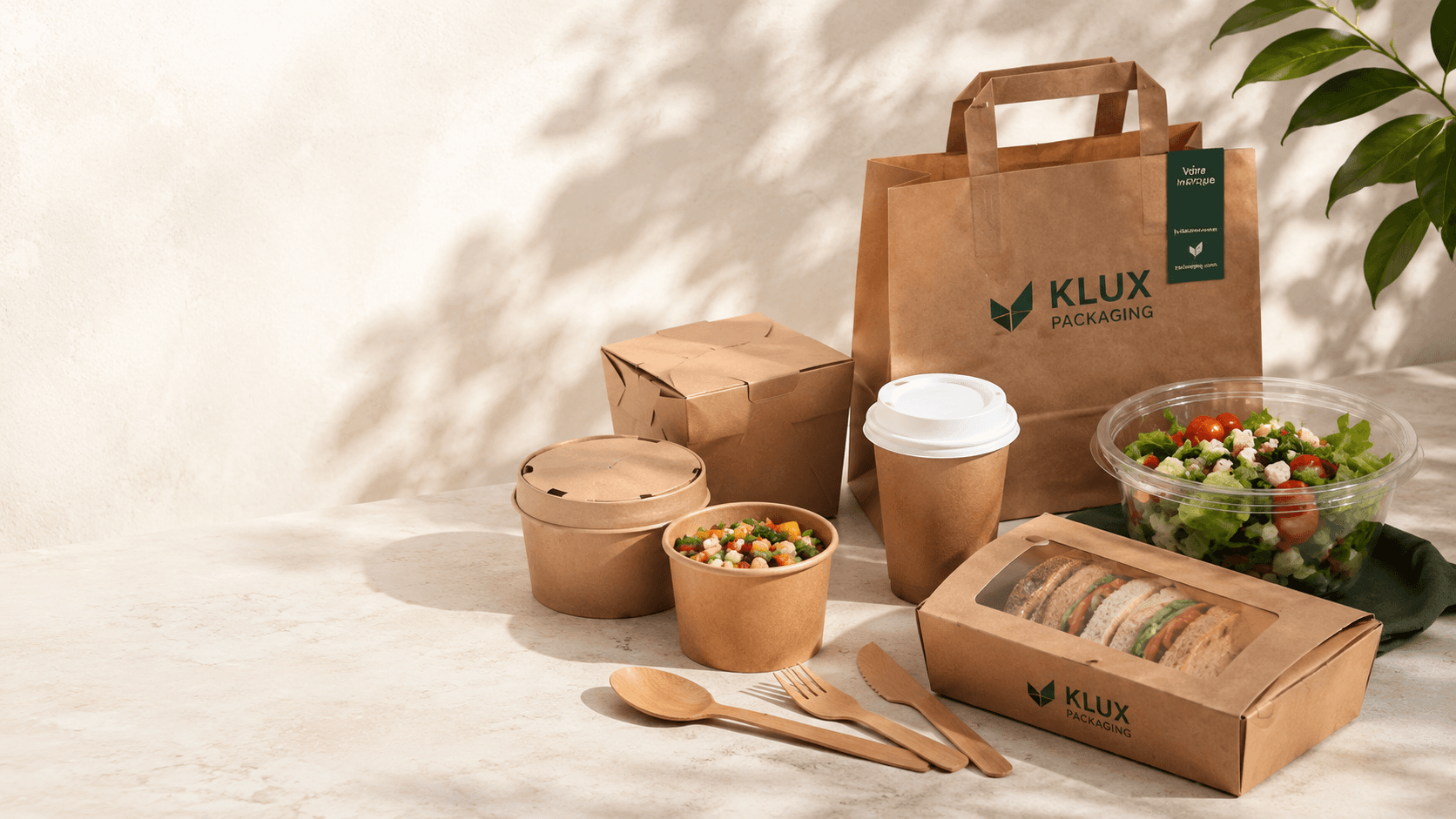 Sélection d'emballages alimentaires professionnels KLUX